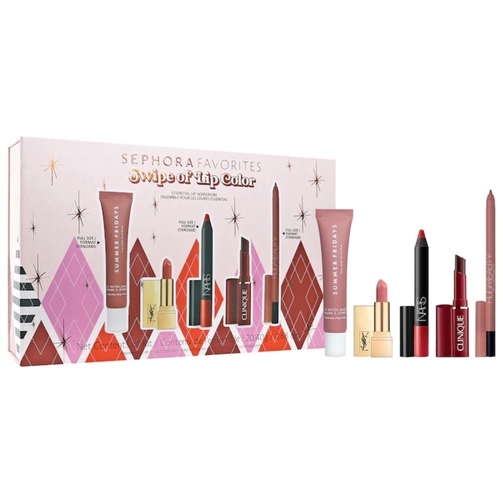 🔥NWT🔥Swipe of Lip Color Lipstick & Lip Balm Set